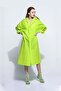 Unisex Pistachio Green Eva Fabric Water Windproof Raincoat - 4