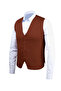 Men's Buttoned Sports / Classic Knitwear Knitted Sleeveless Tile Vest Regular Fit - 2