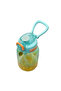 Tritan Water Bottle – 700 ml Water Bottle with Straw, Locking Lid, and Carrying Strap - Blue - 3