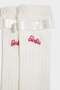 Girls Barbie Cotton Knee High School Socks F4199A8Ns - 3