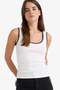 Slim Fit Slim Fit Round Neck Ribbed Undershirt F6276Ax25Sm