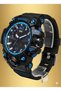 Men's Wristwatch Analog Digital Sports Fashion Trend 1545d Clock Army Green - 3