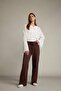 Crop Hooded Cotton Long Sleeve Cardigan G1589Ax25Sm - 2