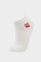 Girl's Striped 3-Piece Cotton Booties Socks F9500A8Ns - 2