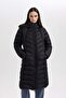 Water Repellent Inflatable Coat Parka Long Hooded Slim Fit Padded Zipper Pocketed - 5