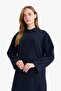 Regular Fit Polo Neck Long Sleeve Maxi Dress G1886Ax25Wn - 4