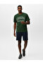 Regular Fit Short Sleeve Cotton Crew Neck Printed Sports T-Shirt