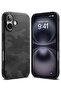 iPhone 16 Case Cover | Onyx Design Series | Camo Black