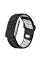 Silicone Sport Replacement Band For WHOOP 5.0, One, Peak, and Life - Black (Tracker not included)