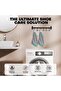 (2 Pack) Shoe Washing Bag for Washer & Dryer – Reusable Durable Zippered Mesh Laundry Bag - 8