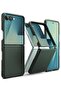 Samsung Galaxy Z Flip 7 Case Cover | Onyx Series |Dark Green