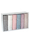 Jacquard 100% Cotton 6-Piece Luxury Boxed Dowry Hand and Face Towel Set - 50X90 - 00050 - 6