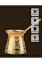Cezpot Classic 4-Person Cast Iron Coffee Pot Compatible with Induction Cookers Gold 170 ml - 4