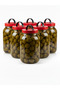 3 Liter Glass Pickle and Pulses Storage Jar - 6