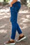 Slim Fit Lycra Men's Tom Raider Jeans Denim Trousers - 4