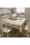 Pvc Oilcloth Lace Look Non-Slip Liquid Proof Hole-Free Kitchen Tablecloth Flower Motif 120X150 - 6