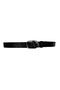 Genuine Leather Black Nickel Buckle Women's Jeans, Sports Belt 4 Cm=an-byn-36 - 2