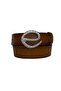 100% Genuine Leather, Silver Snake Buckle Tosado Women's Jeans, Sports Belt 4 Cm=an-byn-48
