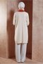 Color Blocked Knitwear Tunic 44908 - 3