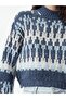 Nordic Pattern Soft Texture Fleece-Lined Knitwear Sweater - 6
