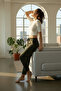 Women's Double Leg Sweatpants Khaki 2629 - 6