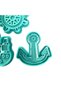 3-Piece Sailor Cookie Cutter Set (Ship, Rudder, Anchor) |   Pirate and Sea Themed Party |   Sugar Paste - 4