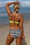 Special Design Striped Bikini Bottom - 2
