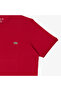Men's Slim Fit Crew Neck Burgundy T-Shirt - 4