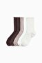 5-pack rib-knit socks