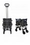 Heavy-Duty Foldable Wagon Cart with Canopy, 200kg/441lb Capacity. SIZE: 67 x 17 x 24 CM - 7