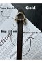 2-Pack Issue Women's Gold Buckle Belt Jacket Belt Dress Belt Trouser Belt - 4