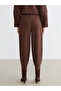 Ozmarka New Season Standard Fit Women's Suede Look Trousers - 4