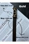 8-Piece Pearl Classic Long Patterned Women's Gold Buckle Belt Jacket Belt Dress Belt Trouser Belt - 2