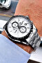 Premium Men's Wristwatch 3 Atm Water Resistant Silver Color Steel Band Cbk207 - 3