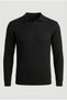 Men'S, Old Money Culture, Line Look, Polo Collar, Knitwear Sweater Pltk09 - 6