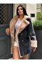 فروي الدينيم معطف طويل للمرأة - 2