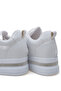 Orivena White Women's Hidden Wedge Heeled Sports Shoes - 7