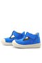 Shaun Genuine Leather Cobalt Blue Velcro Anatomical Baby Sandals - 6