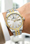 Premium Gift Men's Wristwatch Waterproof Silver Color Steel Band Dke2127C6 - 2
