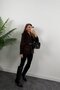 Women's Belted Wool Blend Coat - 6