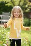Girl's Love Printed Ecru Garni Detailed Long Sleeve Pink T-Shirt-(2-3 Years 7-8 Years) - 2