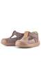 Shaun Genuine Leather Sand Tan Velcro Anatomical Baby Sandals - 6