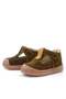 Shaun Genuine Leather Brown Tan Velcro Anatomical Baby Sandals - 6