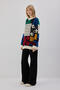 PATTERNED KNIT SWEATER - 6
