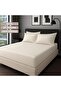 Satin Stripe 100% Cotton Satin Single Striped Fitted Sheet Set with Pillow 120X200+30 - 2