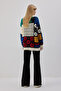 PATTERNED KNIT SWEATER - 7