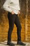 Men's Black Slim Fit Lycra Stretchy Jeans Jeans - 4