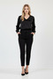 Belted Black Carrot Trousers