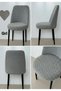 Brick Pattern Oval Chair Cover Lycra Flexible Washable Elastic Chair Cover (1 Piece) - 2
