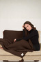Coco Rice Knitted Pompom Knitwear Tv Blanket Throw Sofa Shawl - 3